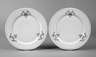 Meissen zwei Speiseteller ”Ahornmuster”