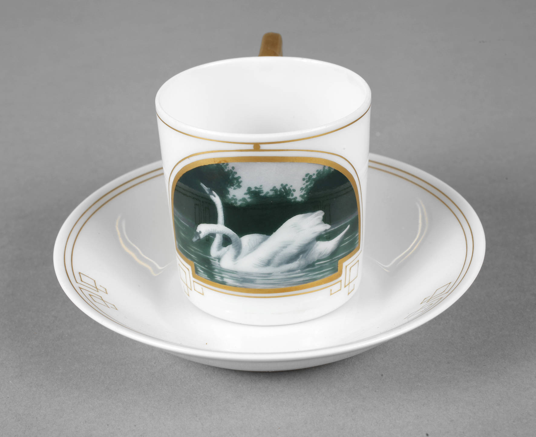 Nymphenburg Mokkatasse Jugendstil