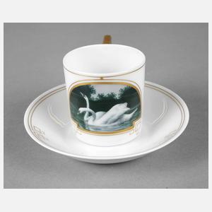 Nymphenburg Mokkatasse Jugendstil