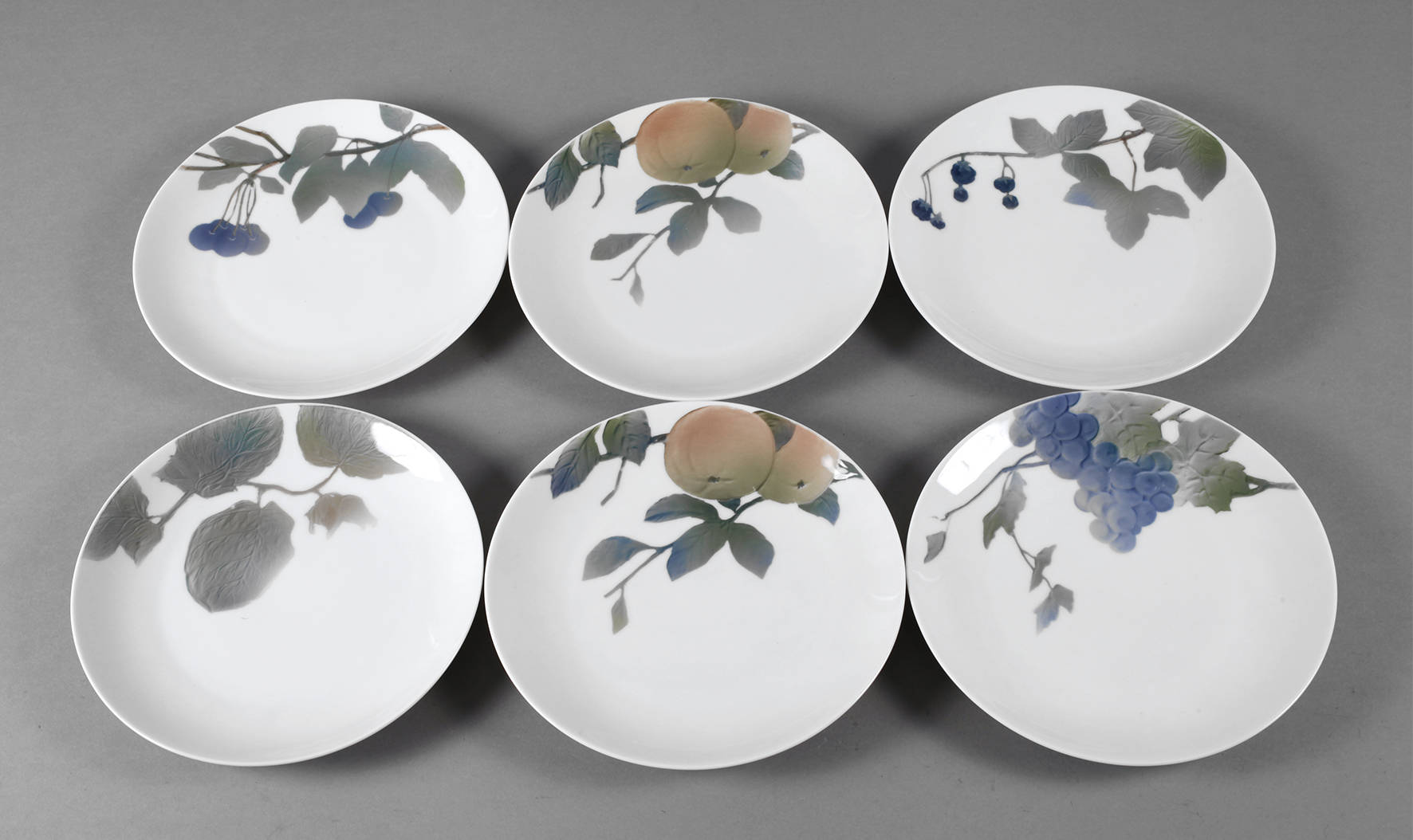 Rosenthal sechs Teller Pâte sur Pâte