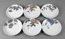 Rosenthal sechs Teller Pâte sur Pâte