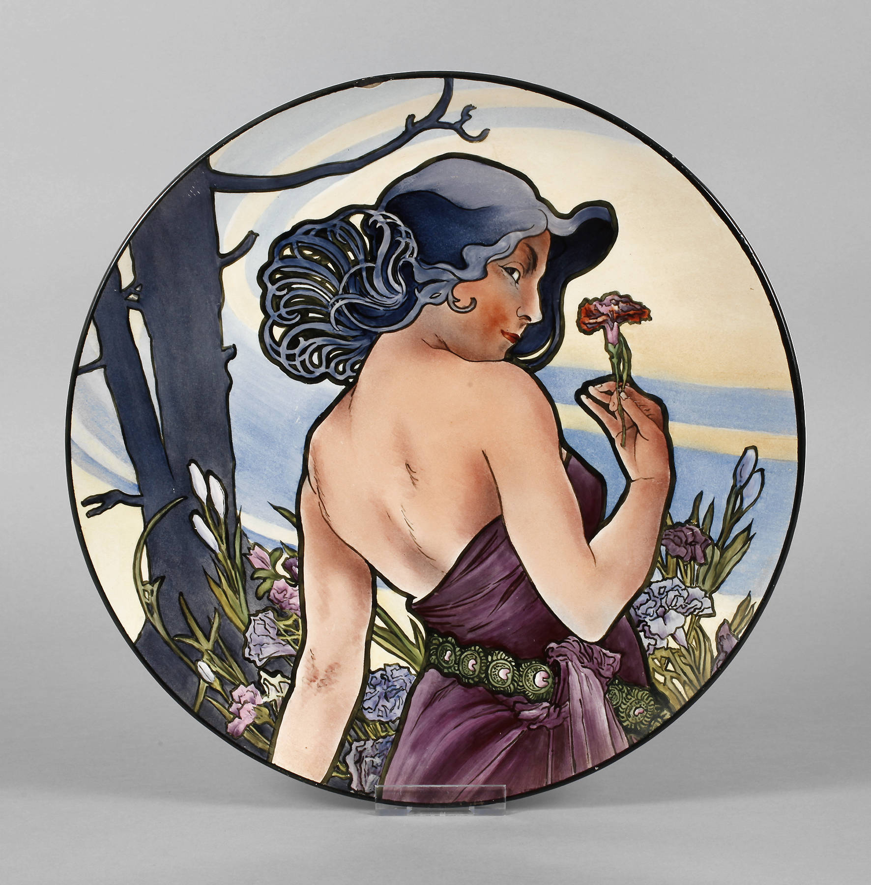 Großer Jugendstilteller