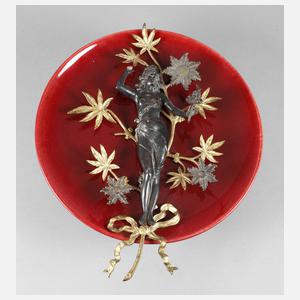 Großer Wandteller Jugendstil