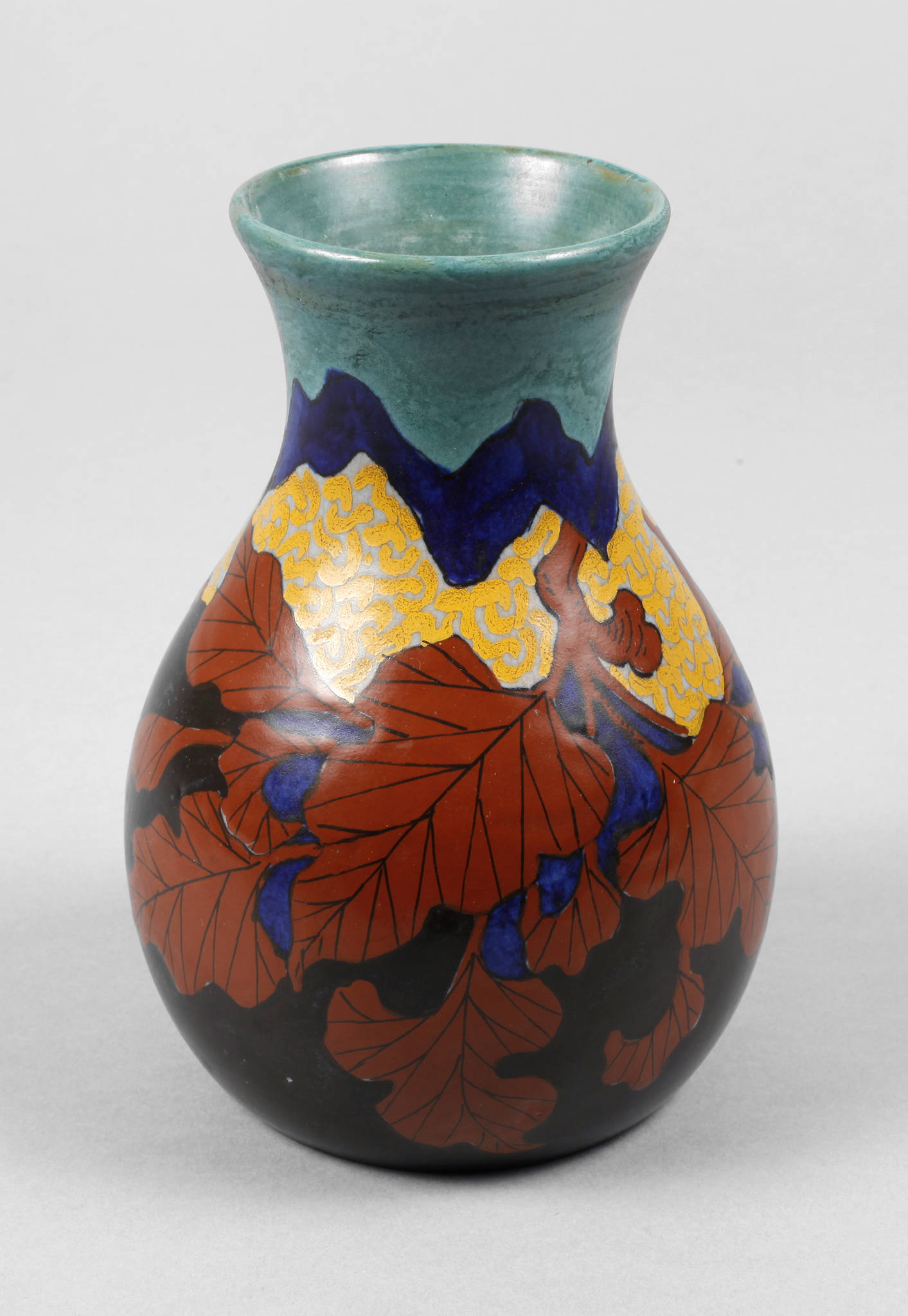 Holland Vase Blätterdekor