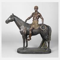 Übergroße Reiterplastik Jugendstil111