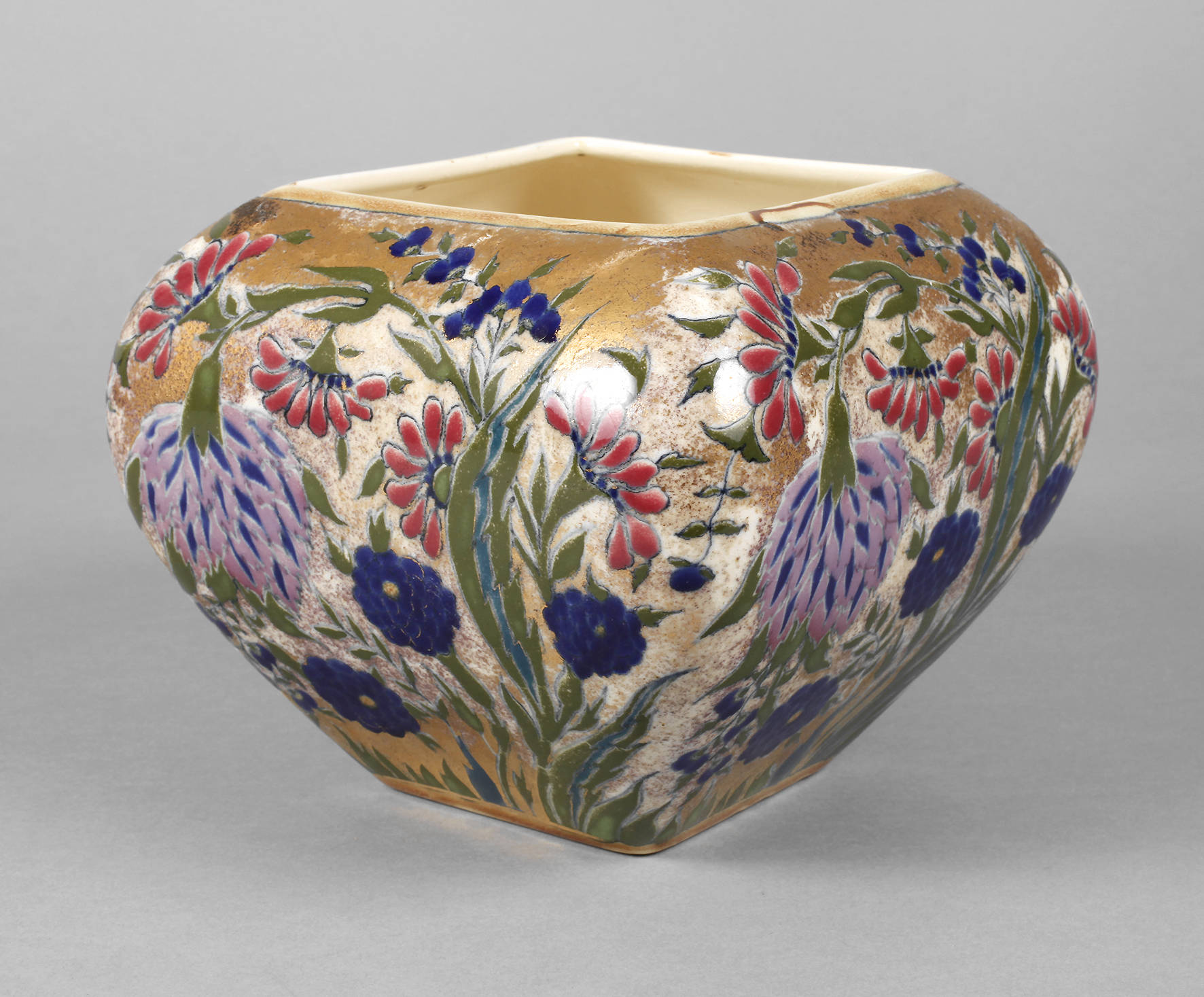 Zsolnay Pecs Jugendstil Cachepot