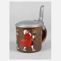 Ludwig Hohlwein Bierkrug Westerwald111