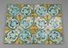 Zwölf Jugendstil  Fliesen