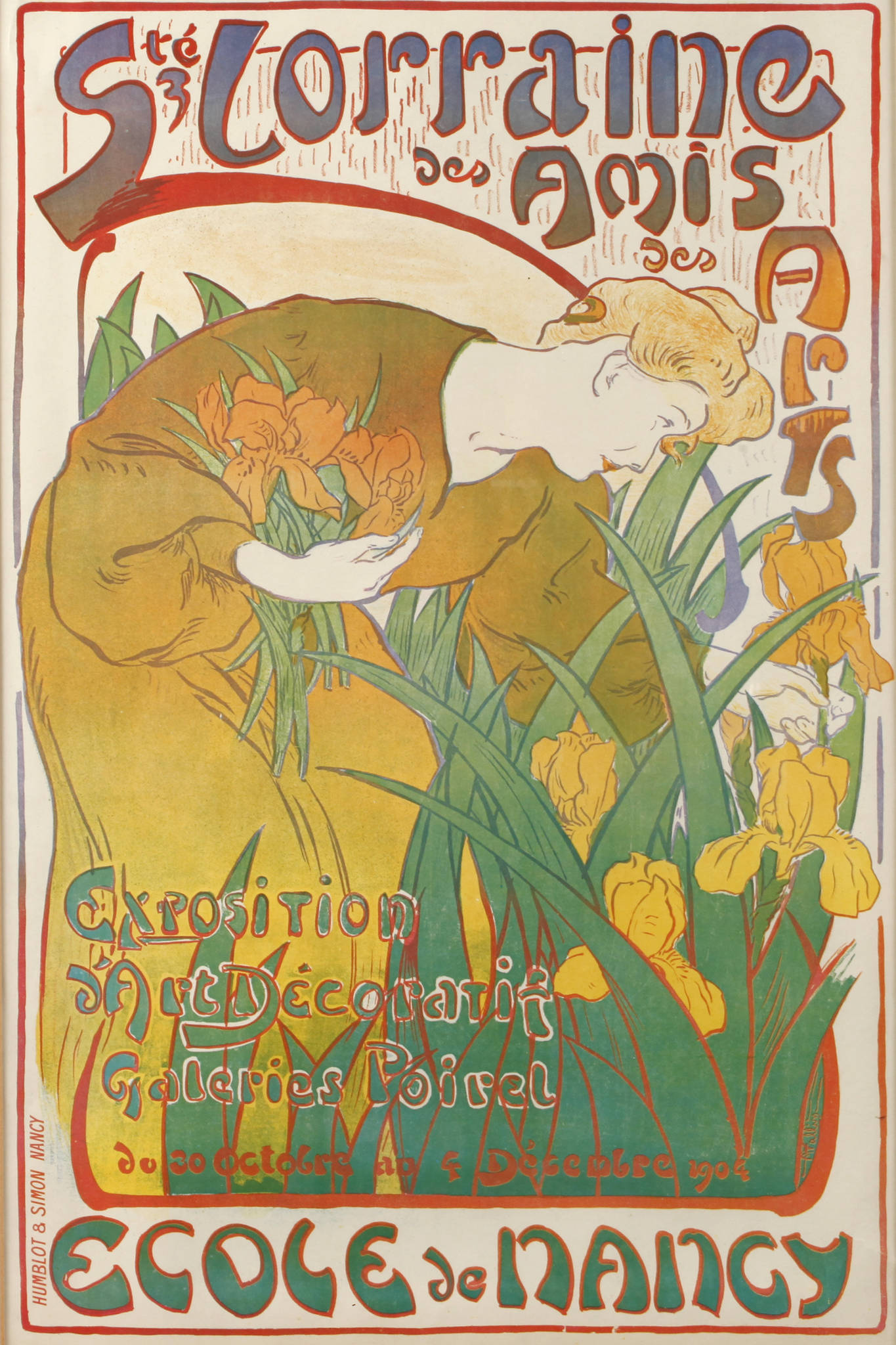 Plakat ”Ecole de Nancy”