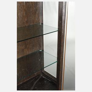 Dreiseitenvitrine Art déco