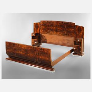 Doppelbett Art déco