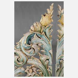 Paar große Wanddekoration Art déco