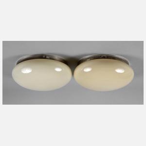 Paar Deckenlampen
