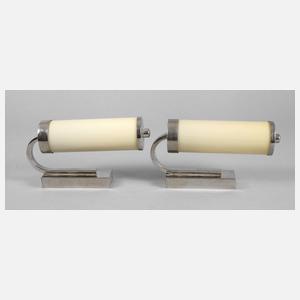 Zwei Wandlampen Art déco