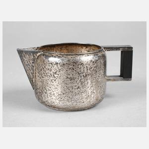 Silberkännchen im Bauhausstil