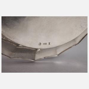 Silberschale Art déco