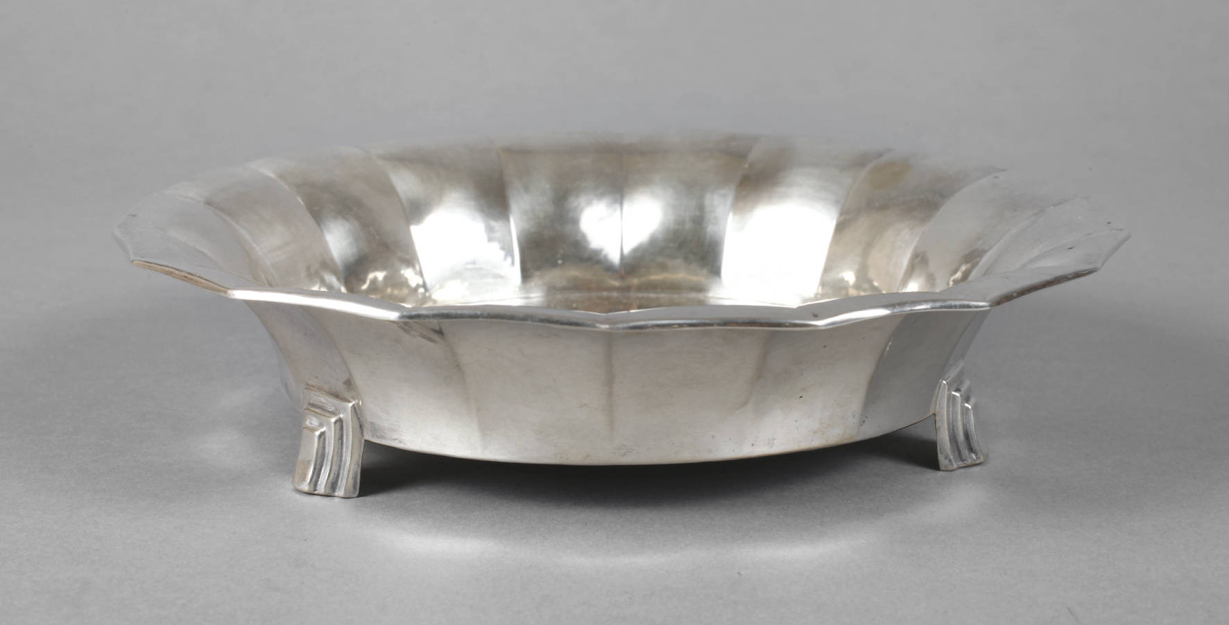 Silberschale Art déco