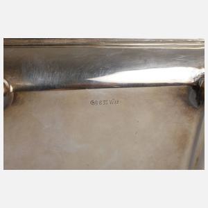 Silberschale Art déco