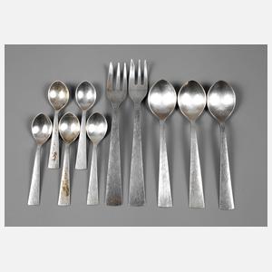 Zehn Besteckteile Willi Stoll Leipzig