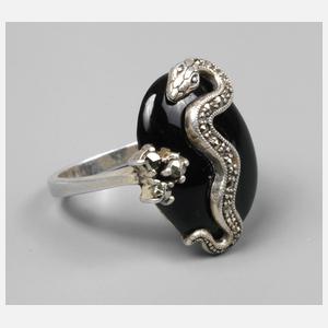 Schlangenring mit Markasiten
