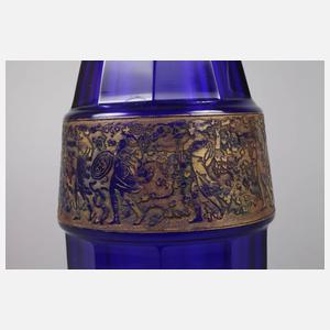 Moser Karlsbad Vase mit Ätzbordüre