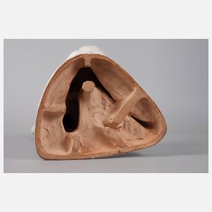 Peter Scharwitz sitzender weiblicher Akt