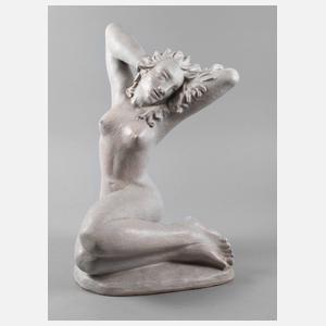 Peter Scharwitz sitzender weiblicher Akt