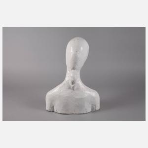 Übergroße Keramikbüste