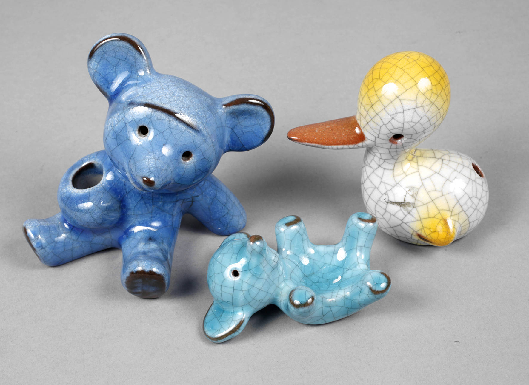 Walter Bosse drei Tierfiguren