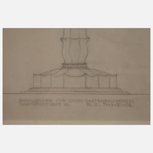 fEntwurfszeichnung Theodor Wende