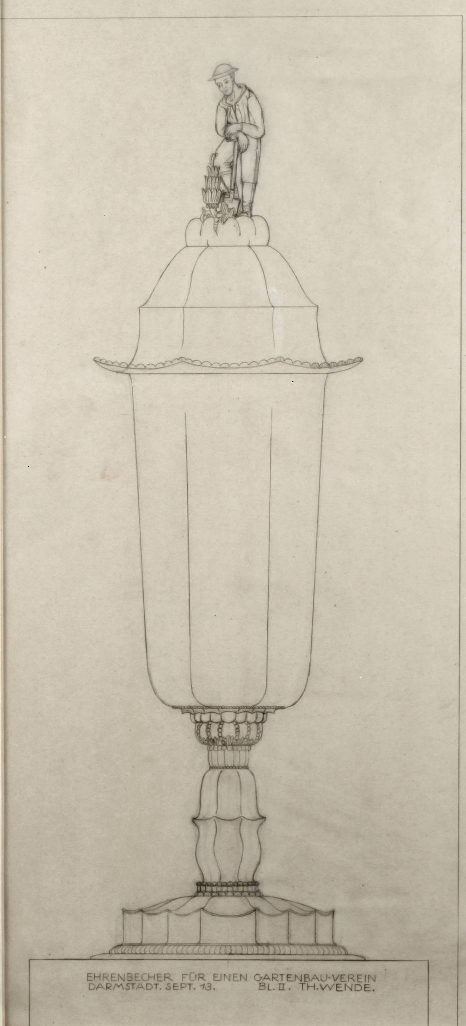 fEntwurfszeichnung Theodor Wende