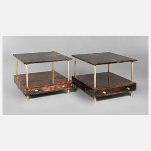 Zwei Couchtische Aldo Tura