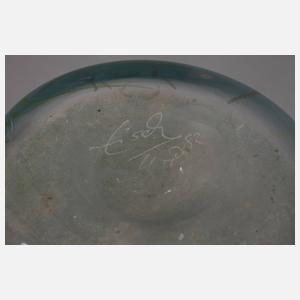 Erwin Eisch vier Künstlervasen Studioglas