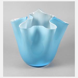 Murano große Fazzoletto-Vase