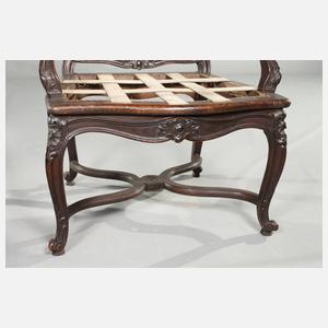 Zwei barocke Armlehnsessel