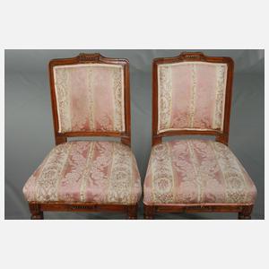 Paar Stühle aus einer Prager Villa