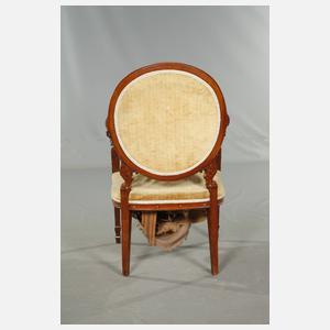 Paar klassizistische Armlehnsessel