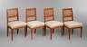 Vier Empirestühle