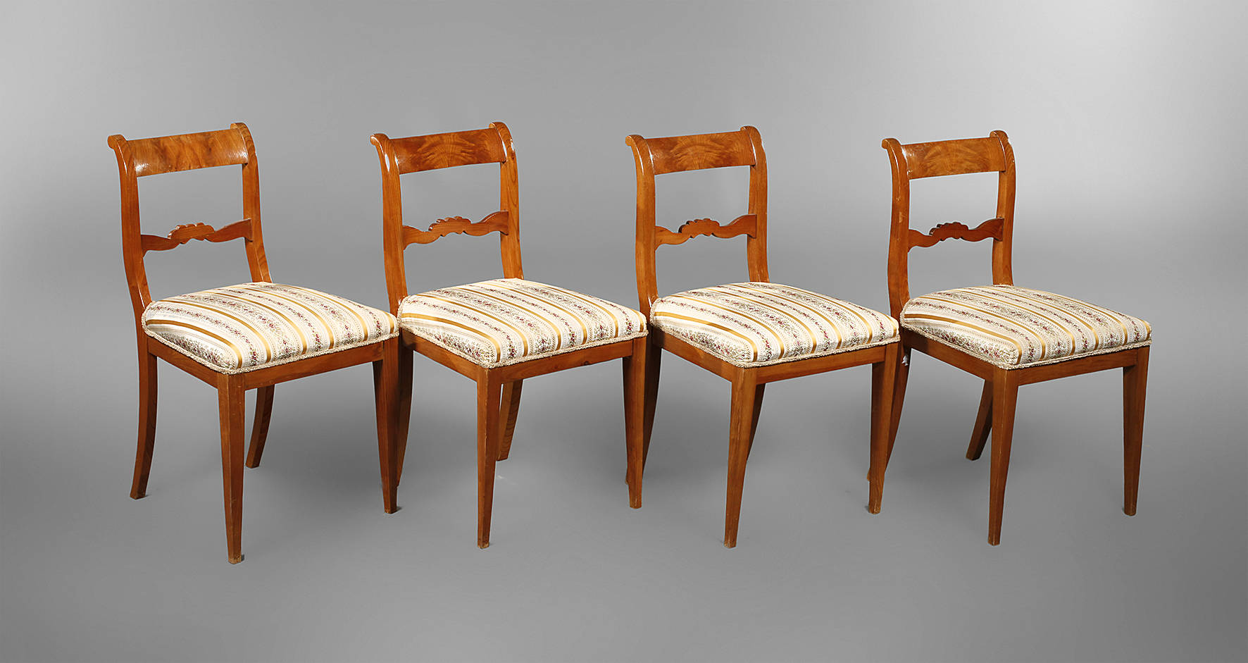 Vier Biedermeierstühle