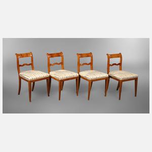Vier Biedermeierstühle