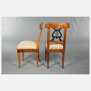 Paar Biedermeierstühle