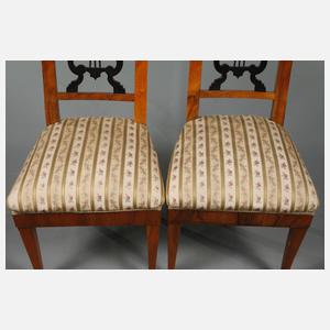 Paar Biedermeierstühle