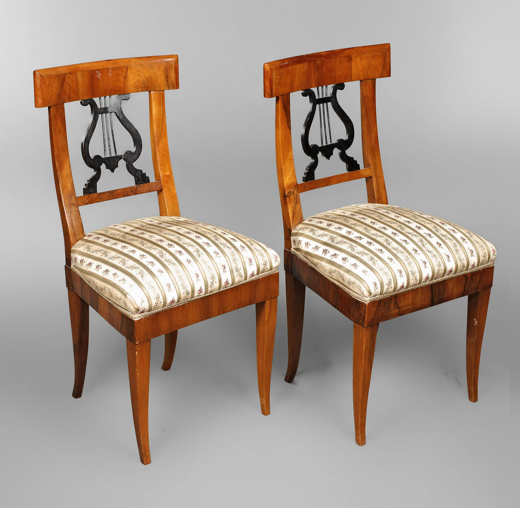 Paar Biedermeierstühle