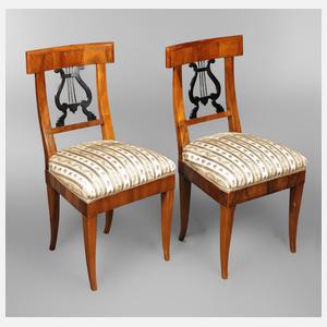Paar Biedermeierstühle