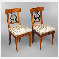 Paar Biedermeierstühle111