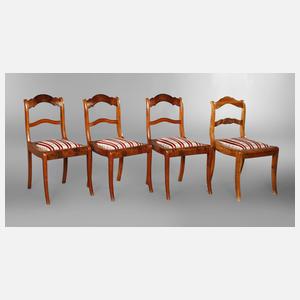 Vier Biedermeierstühle