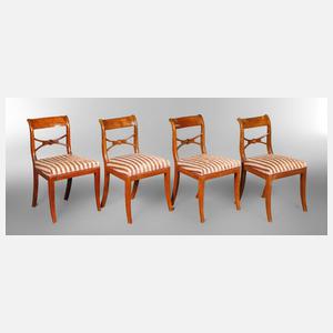 Vier Stühle Biedermeier