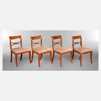 Vier Stühle Biedermeier111