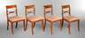 Vier Stühle Biedermeier