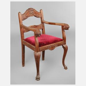 Armlehnstuhl Historismus